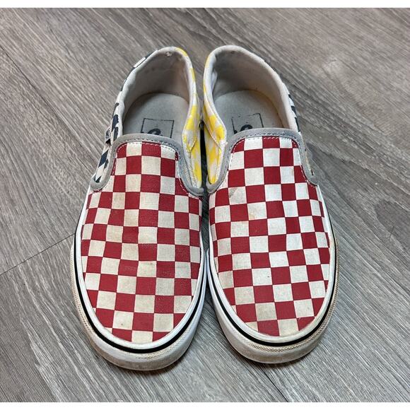 Vans Multi Colored Checkered Size‎ Womens 6 - Picture 1 of 6